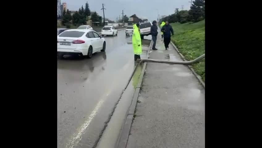 Sulutəpə - Hökməli yolu təmizləndi, hərəkət bərpa olundu