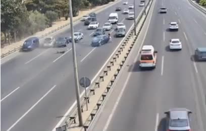 Aeroport şosesində dəhşətli qəza