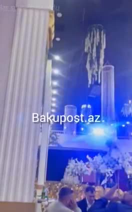 Şadlıq evinin tavanı deşildi, zalı su basdı