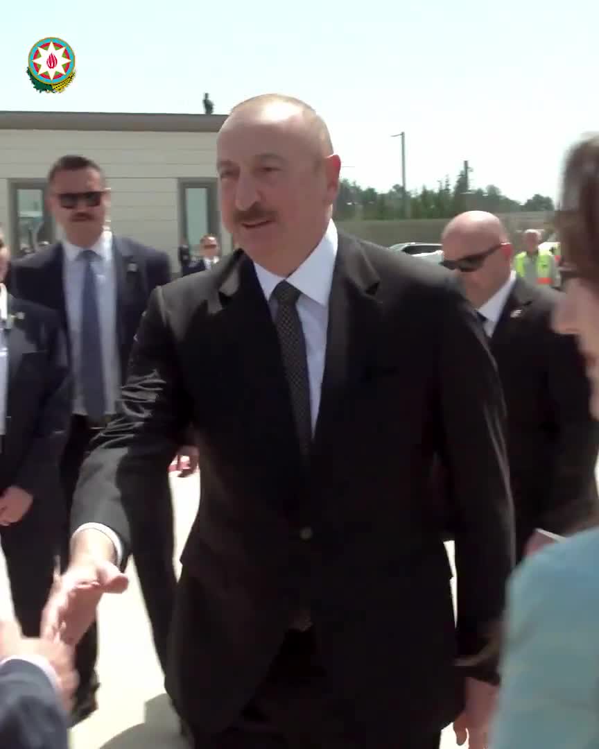 Prezidentin Türkiyə səfərindən video