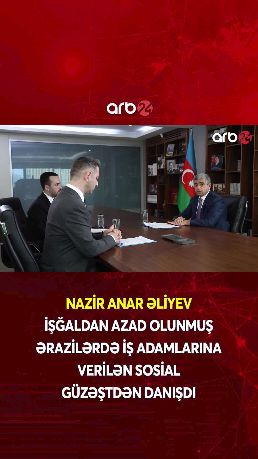 Nazir məşğulluqla bağlı müsahibə verdi