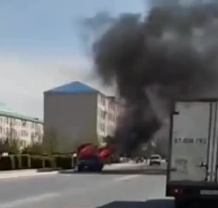 Şərurda avtomobilini yandıran sərxoş sürücü saxlanıldı