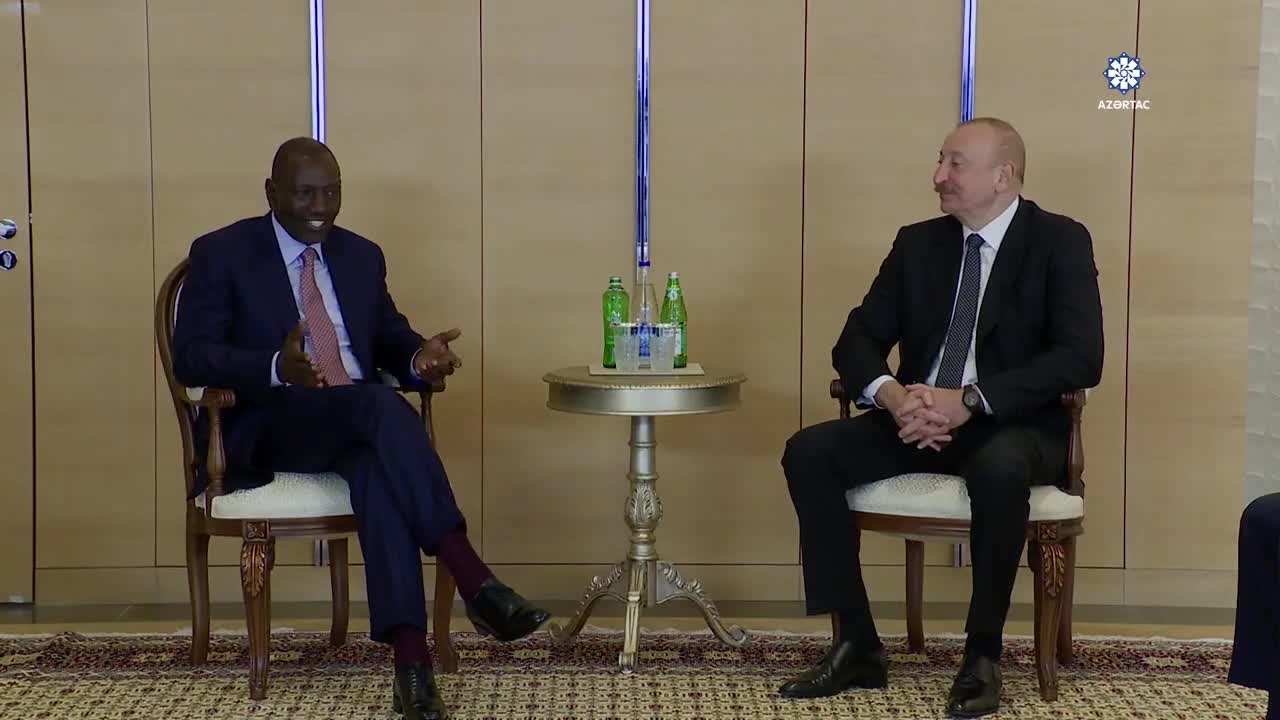 Prezident keniyalı həmkarını qəbul etdi