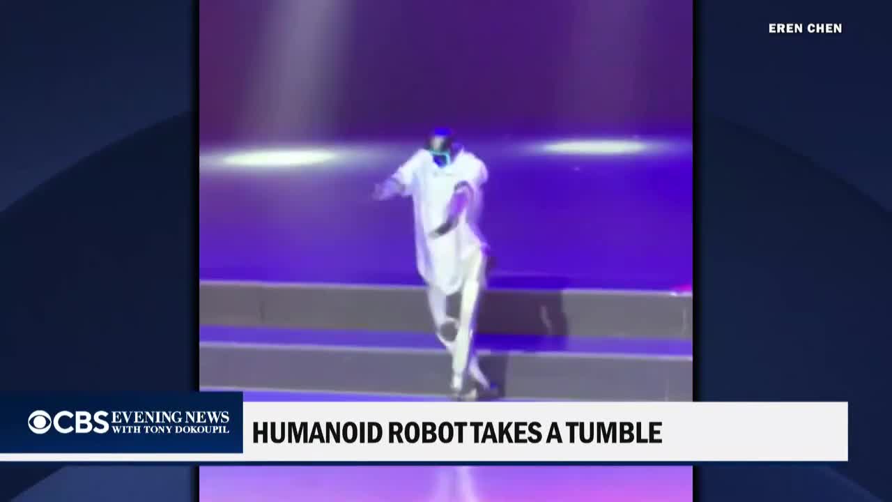 Maykl Ceksonun mahnısına rəqs edən robot yıxıldı