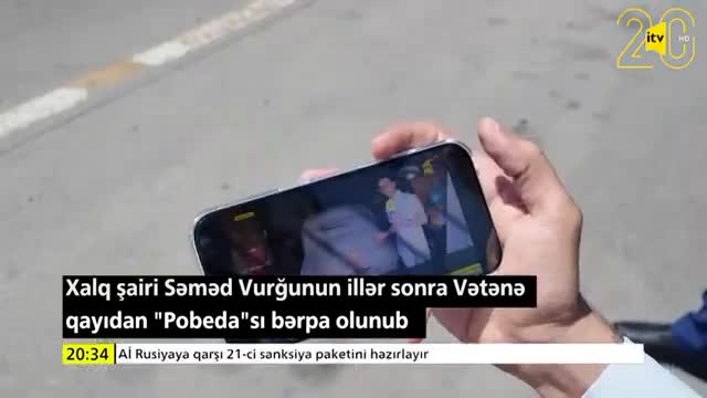 Səməd Vurğunun 1950-ci ildə aldığı maşın Bakıya gətirildi