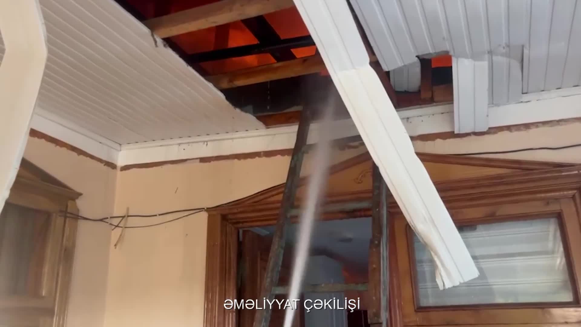 Balakəndə fərdi yaşayış evi yandı