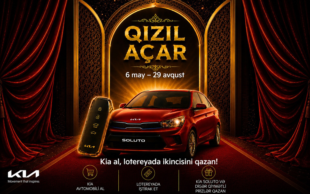 “Kia Azərbaycan” “Qızıl Açar” lotereyasına start verdi