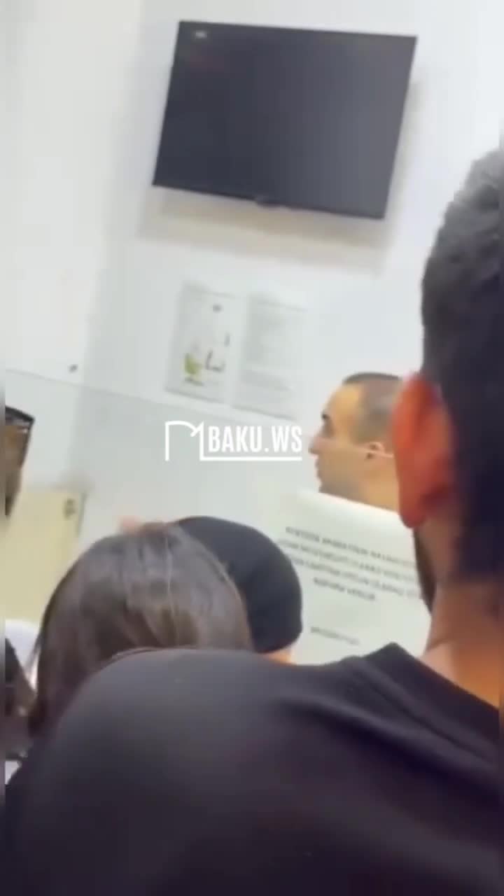 1 saatlıq nasazlıq xəstəxanada bu görüntünü yaratdı