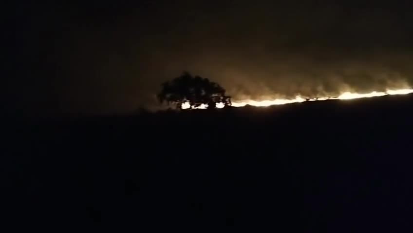 Ağdamda daha bir ərazidə yanğın başladı