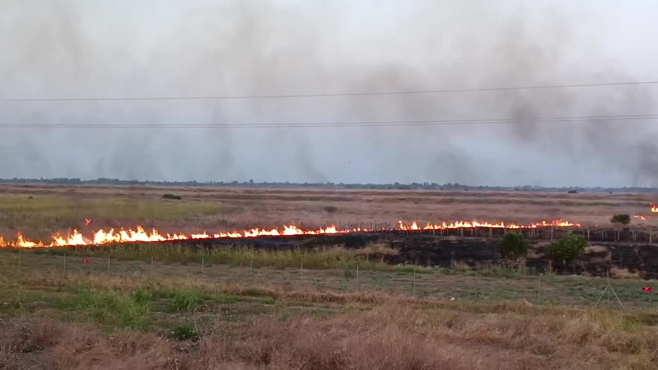 Ağdamda daha iki kənddə yanğın başlayıb