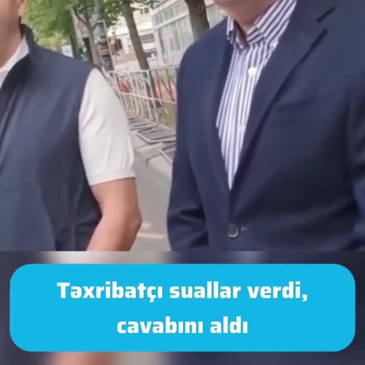 Təxribatçı suallara belə cavab verdilər