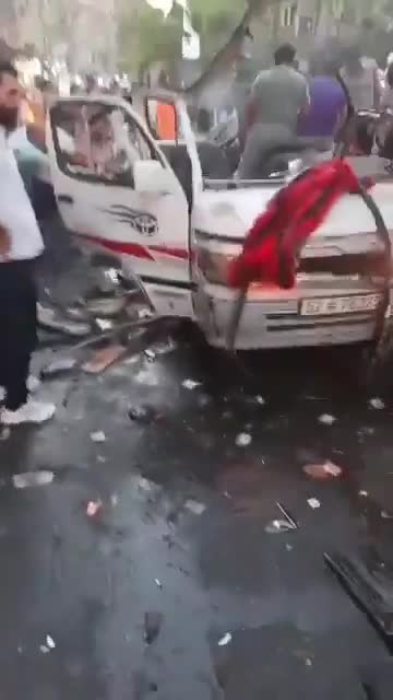 Dəməşqdə sərnişin avtobusuna bombalı hücum