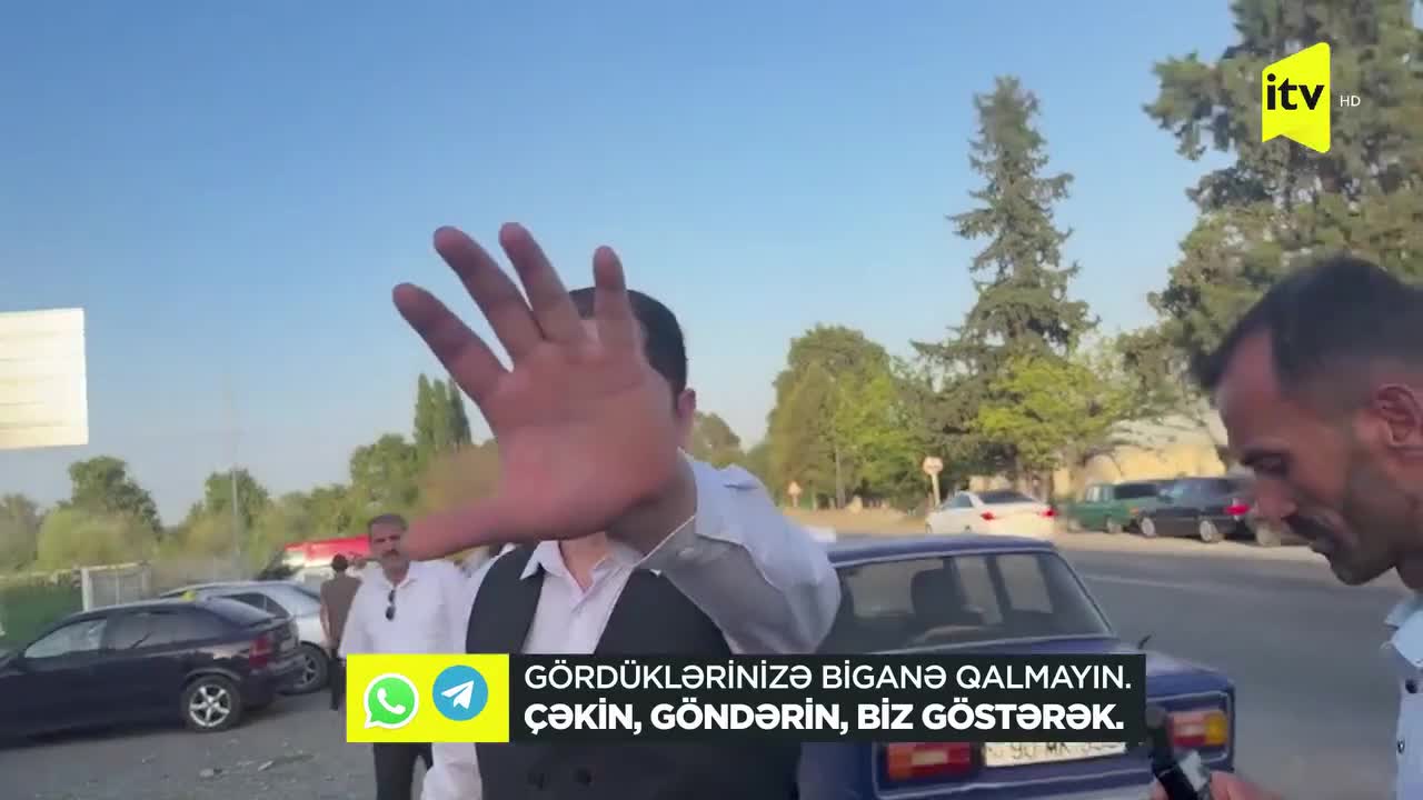 Şəkiliş vaxtı İTV əməkdaşlarına hücum etdilər
