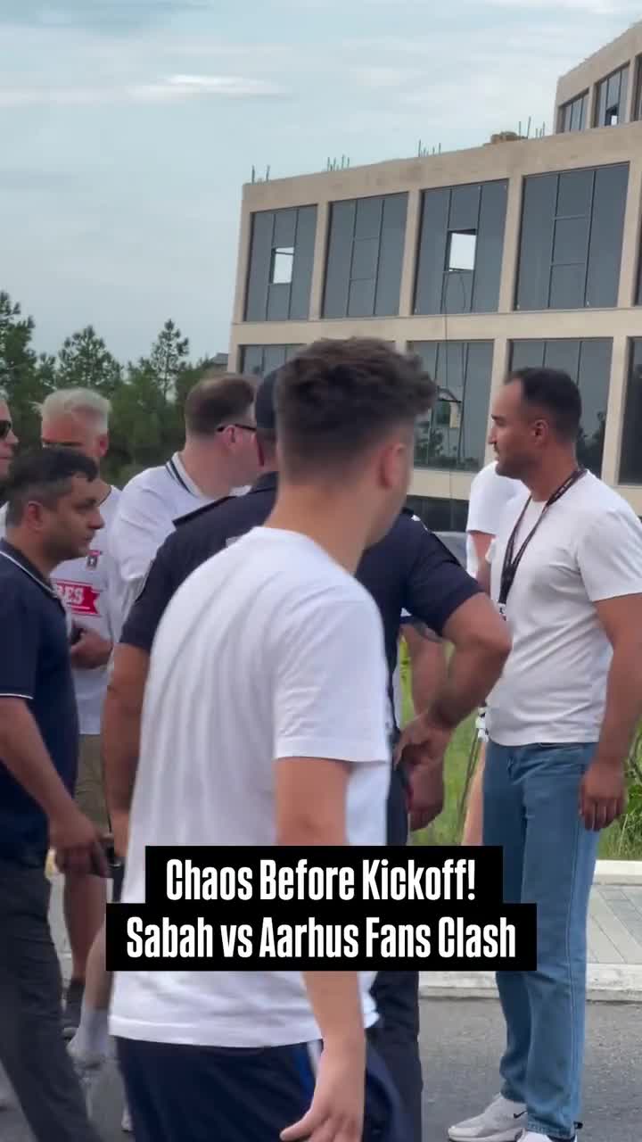 “Sabah” -“Orhus” matçından öncə azarkeşlər dalaşdı