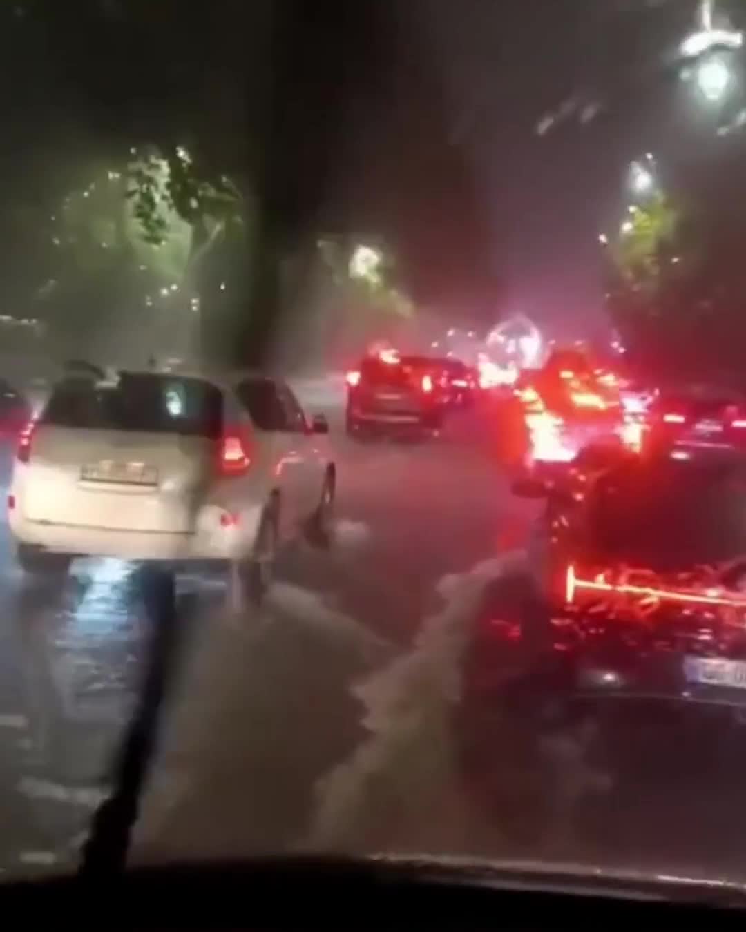 Tbilisidə güclü yağışlar
