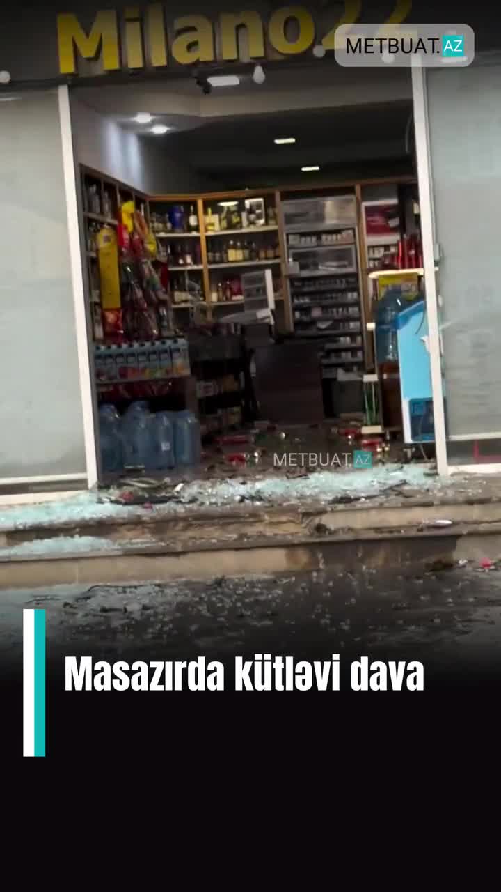 Masazırda spirtli içki üstündə insident