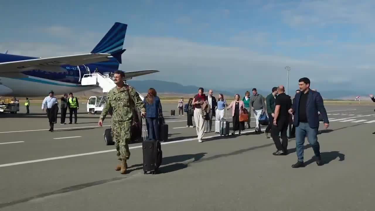 Səfərin ilk günündən video paylaşdı