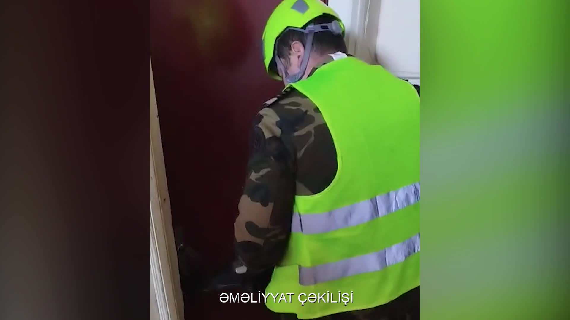 7 aylıq körpə belə xilas edildi
