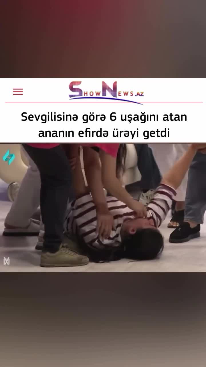 Sevgilisinə görə 6 uşağından imtina etdi - Verilişdə gərgin anlar