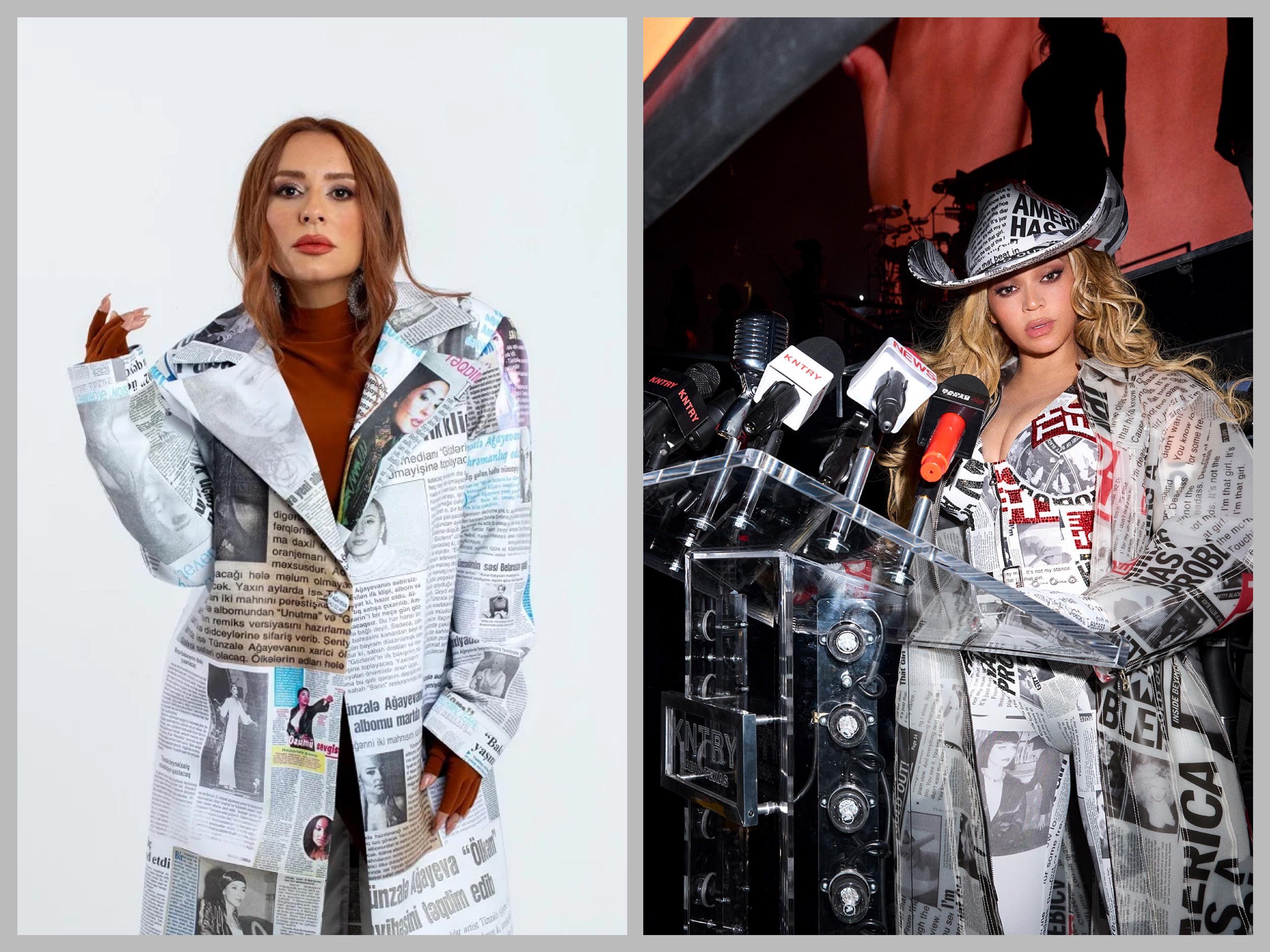 Beyonce Xalq artisti Tünzalə Ağayevanı təkrarladı 