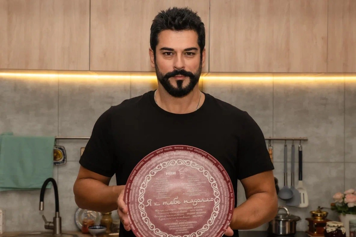Burak Özçivit çocuğun yürüme töreninde kurdele kesti