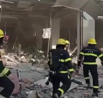 Partlayışdan ilk görüntülər