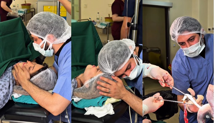 Mələkxanım Eyubovanın qızı doğuş anını paylaşdı