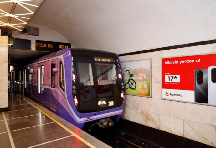 Metropolitenə bu reklam "Düşmədi"