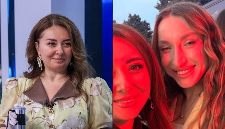Lalə Azərtaş Prezidentin gəlini ilə bir arada 