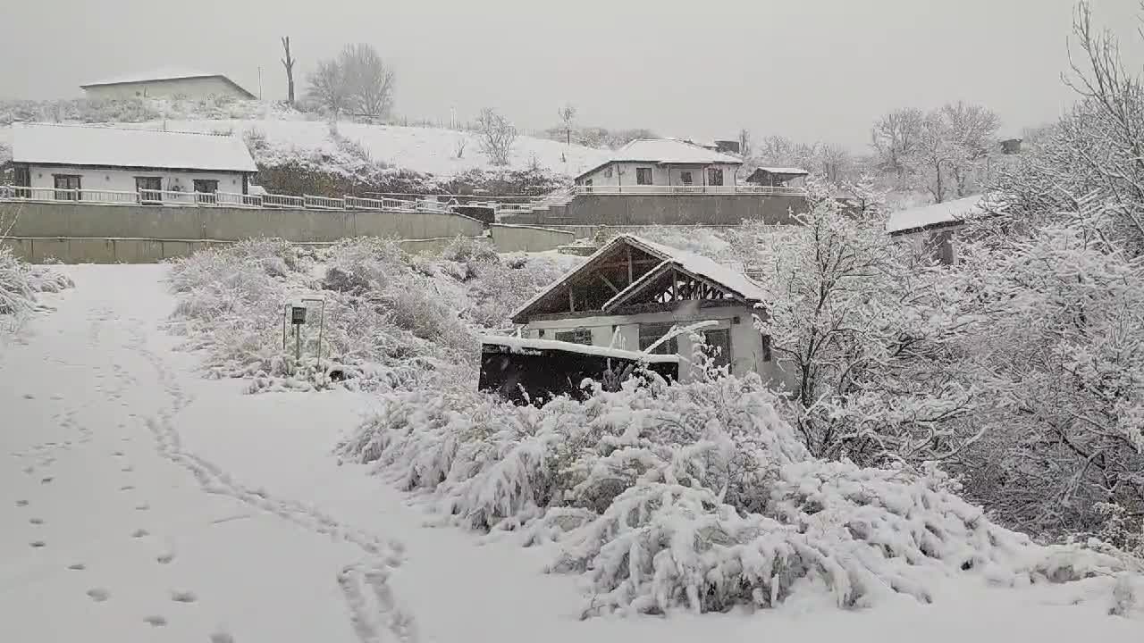 İşğaldan azad olunan rayonlara qar yağır