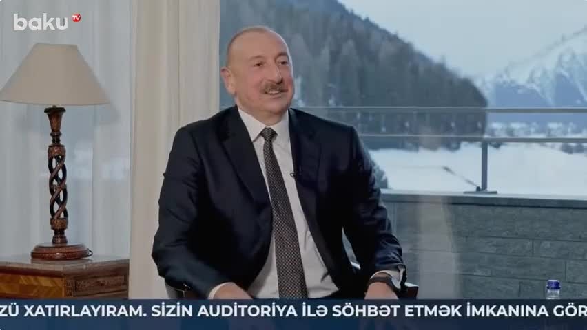 Prezident İlham Əliyev Çinin CGTN telekanalına müsahibə verib