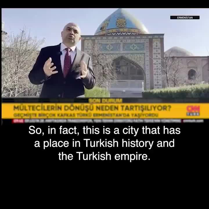 Türk jurnalistin hazırladığı reportaj erməniləri hiddətləndirdi