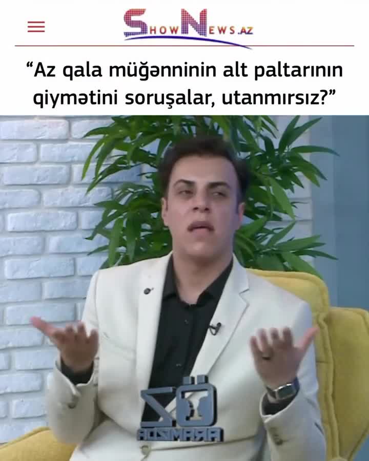 Müğənninin alt paltarının qiymətini soruşurlar, utanmırsız?