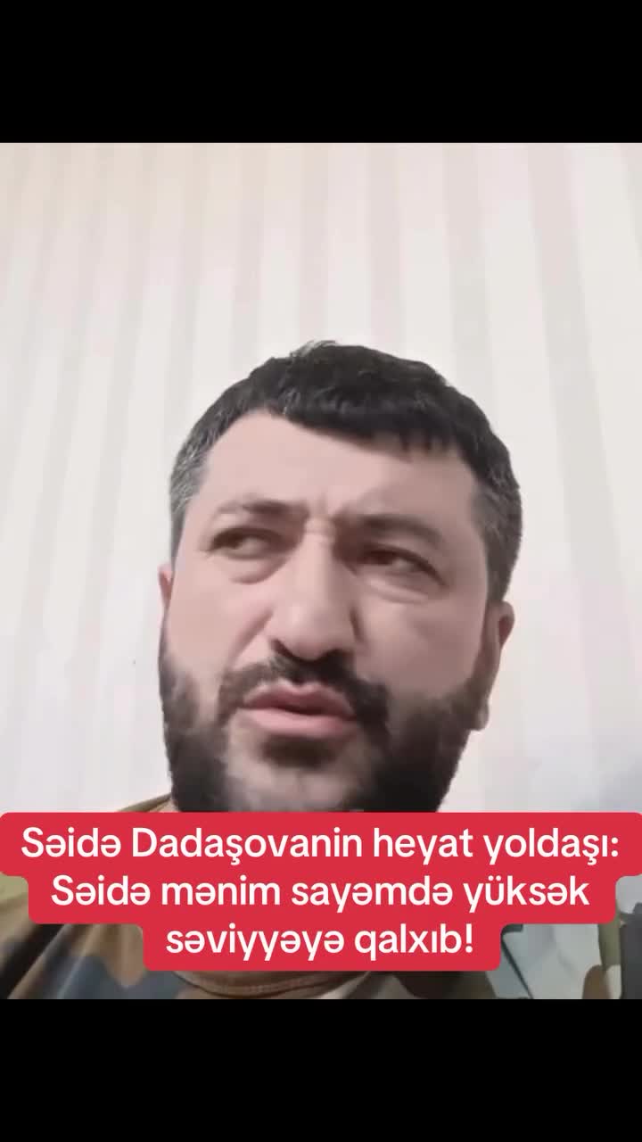 Səidə mənim sayəmdə bu səviyyəyə qalxıb