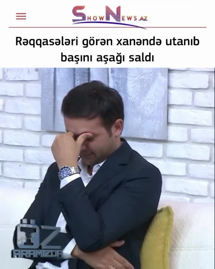Xanəndənin efirdə çətin anları