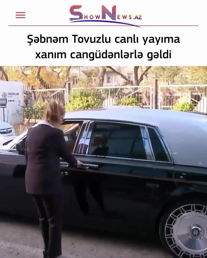 Şəbnəm efirə cangüdənlərlə gəldi