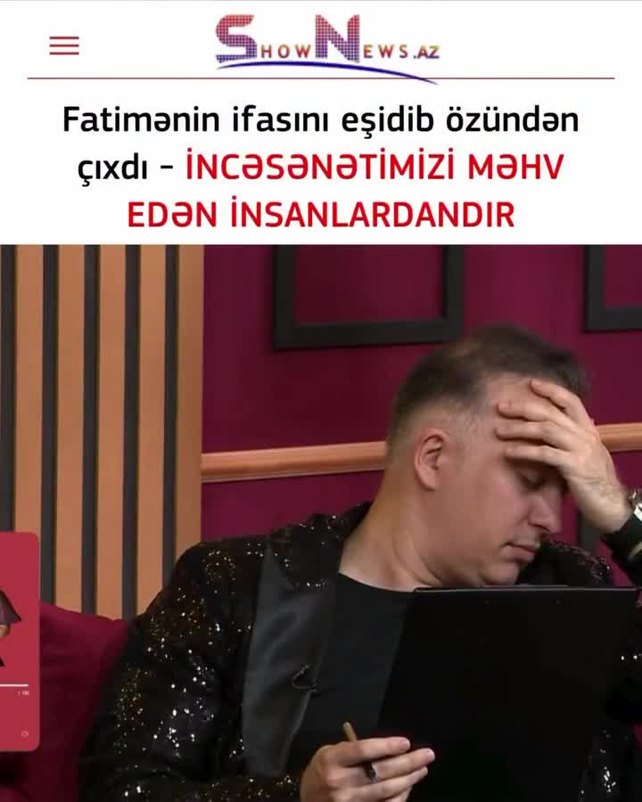 İncəsənətimizi məhv edirlər