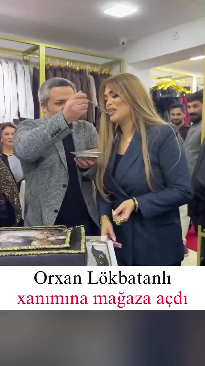 Orxan Lökbatanlı xanımına mağaza açdı