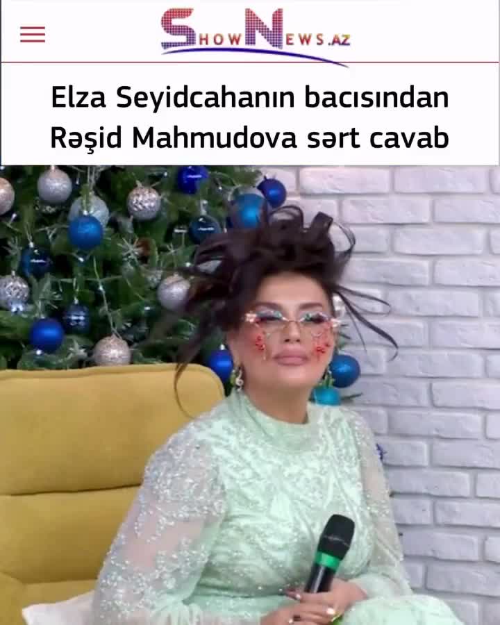 Elza Seyidcahan və bacısı Rəşid Mahmudovu təhqir etdi