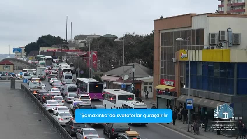 Şamaxinka”da yeni svetoforlar quraşdırılır