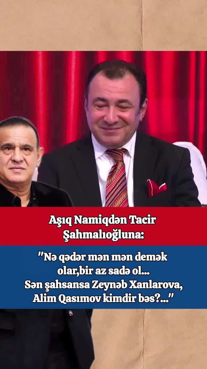Sən şahsansa, Zeynəb Xanlarova, Alim Qasımov kimdir? 