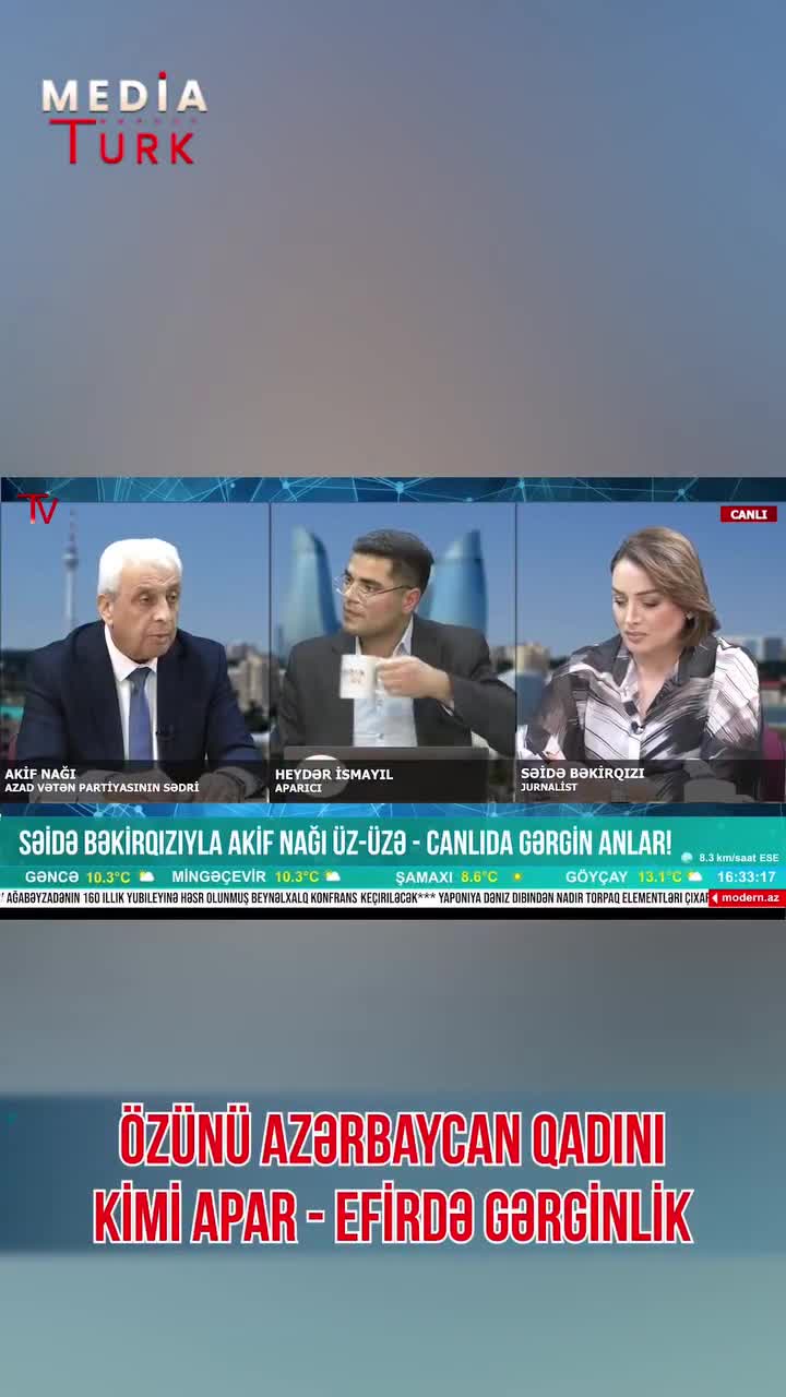 Özünü Azərbaycan qadını kimi apar