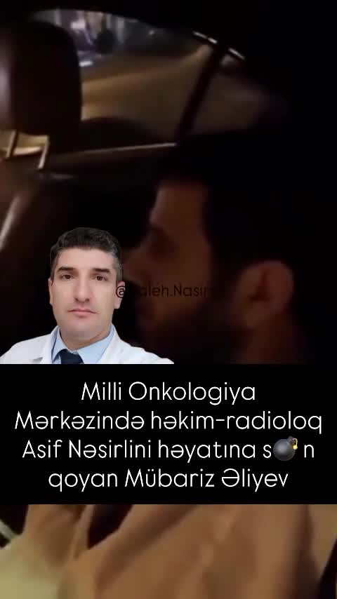 Radioloqu öldürən Mübariz Əliyevin  görüntüsü