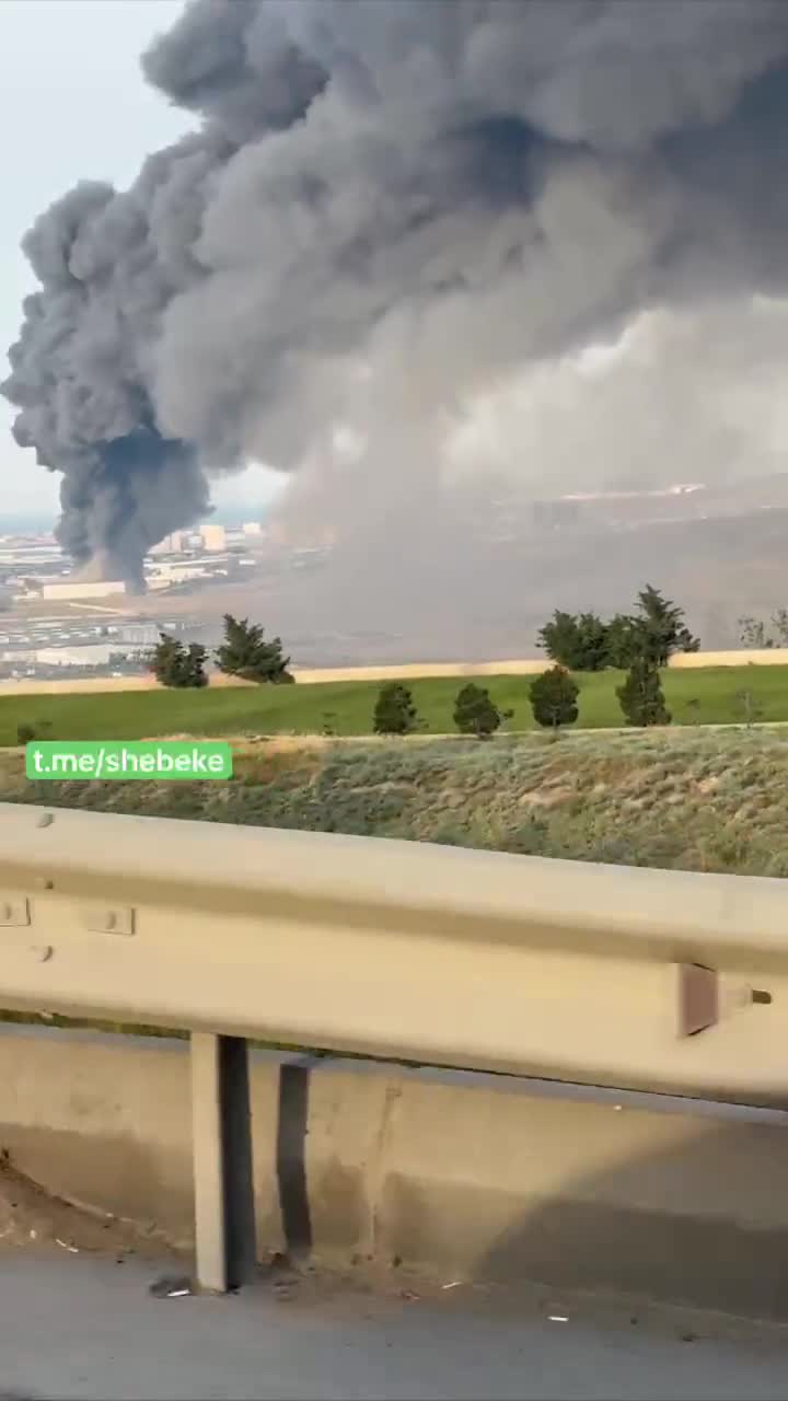 Bakıda güclü yanğın