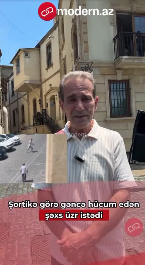 Şortikə görə gənci söyən şəxs üzr istədi