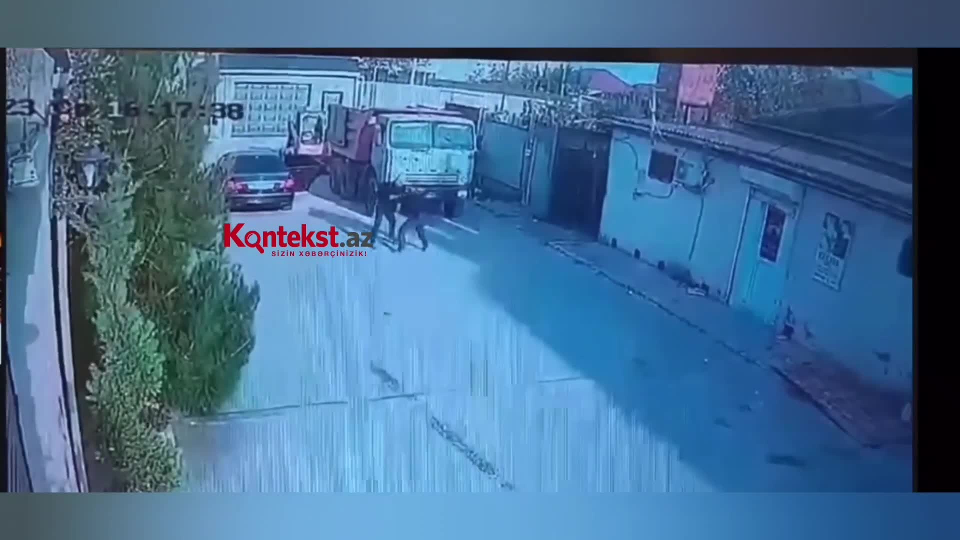 Bakıda kriminal avtoritetin güllələnmə anı 