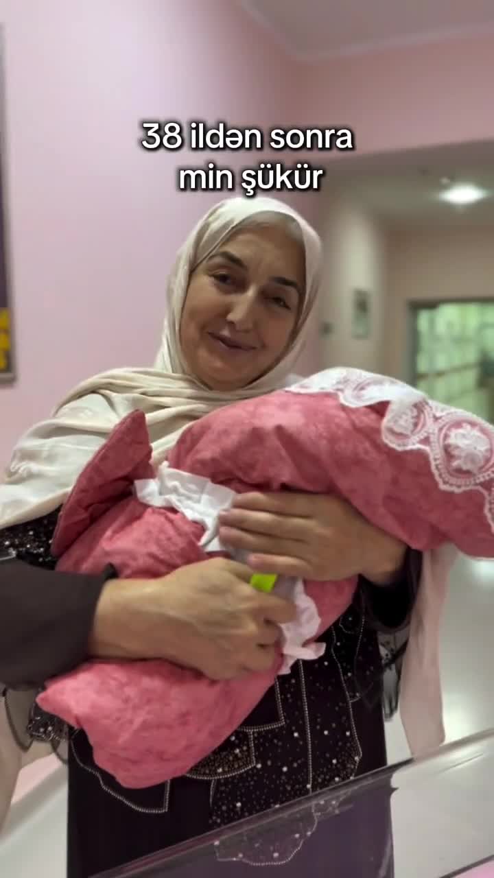 38 ildən sonra ana oldu
