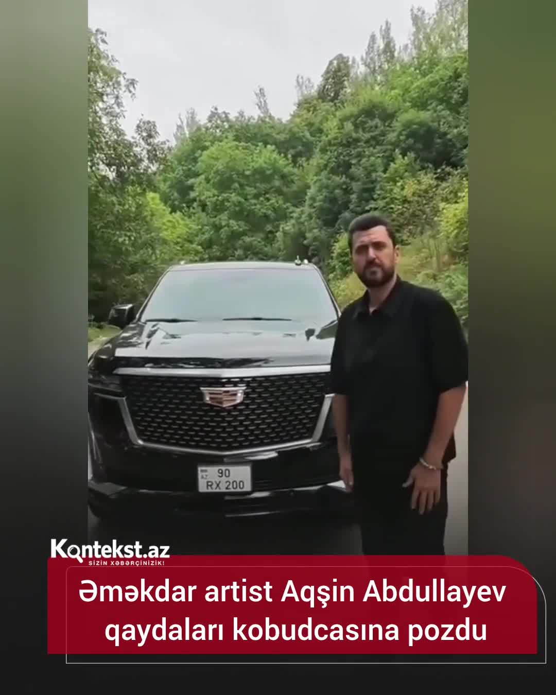 Əməkdar artist qaydaları pozdu 