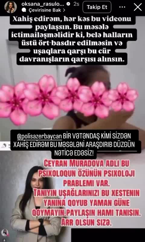 Psixoloq azyaşlı uşağa şiddət göstərdi
