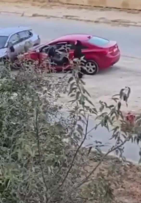 Bakıda qadın maşına hücum çəkdi